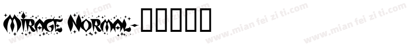 Mirage Normal字体转换